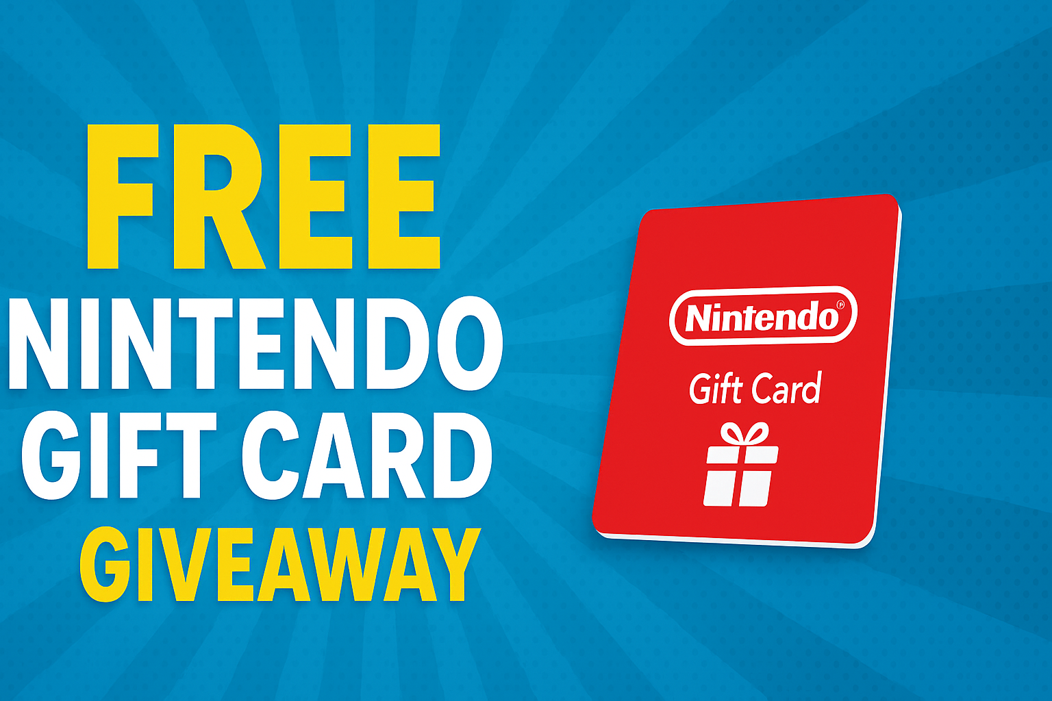 Nintendo Gift Card Giveaway: 100% Working Methods to Get Free eShop Cards